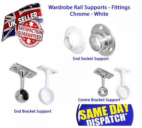 Chrome white wardrobe - white,
