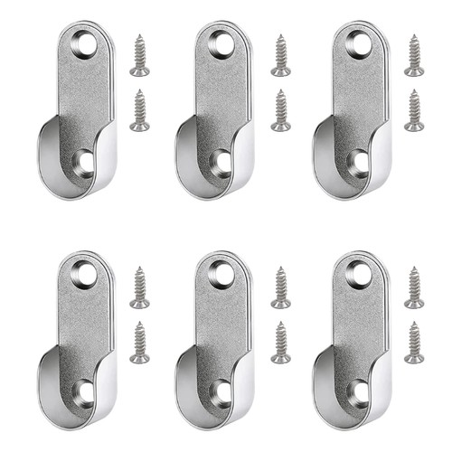 Piece zinc alloy oval - 6-piece,