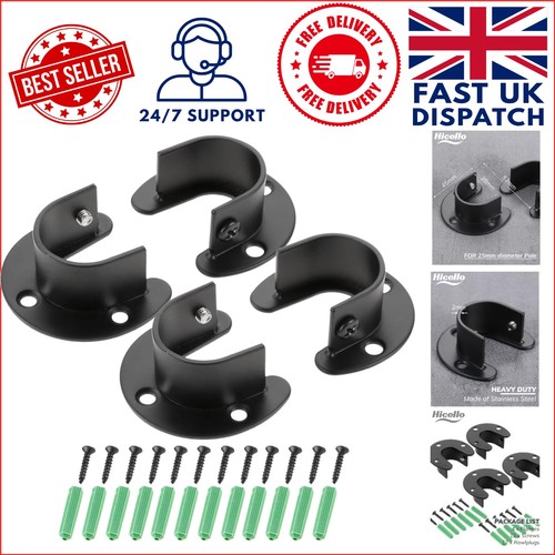 Sturdy 25mm black wardrobe - 25mm,