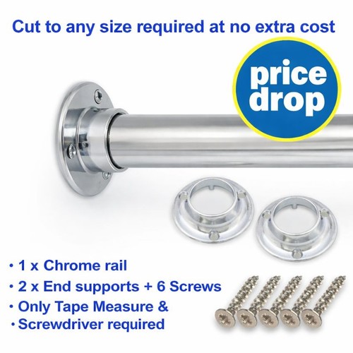 Wardrobe rail round - wardrobe,