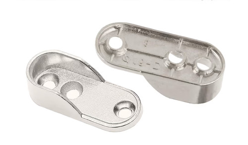 Pack oval zinc - 2-pack, alloy