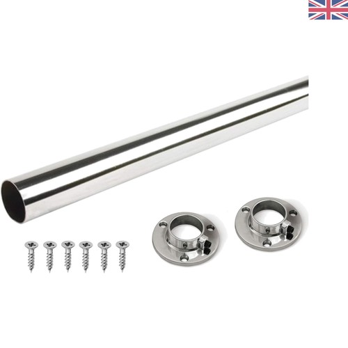 Wardrobe round hanging chrome - wardrobe,