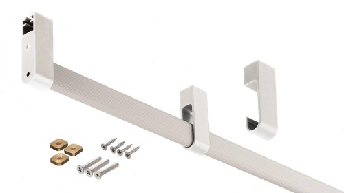 Wardrobe rail hanging oval - rail,